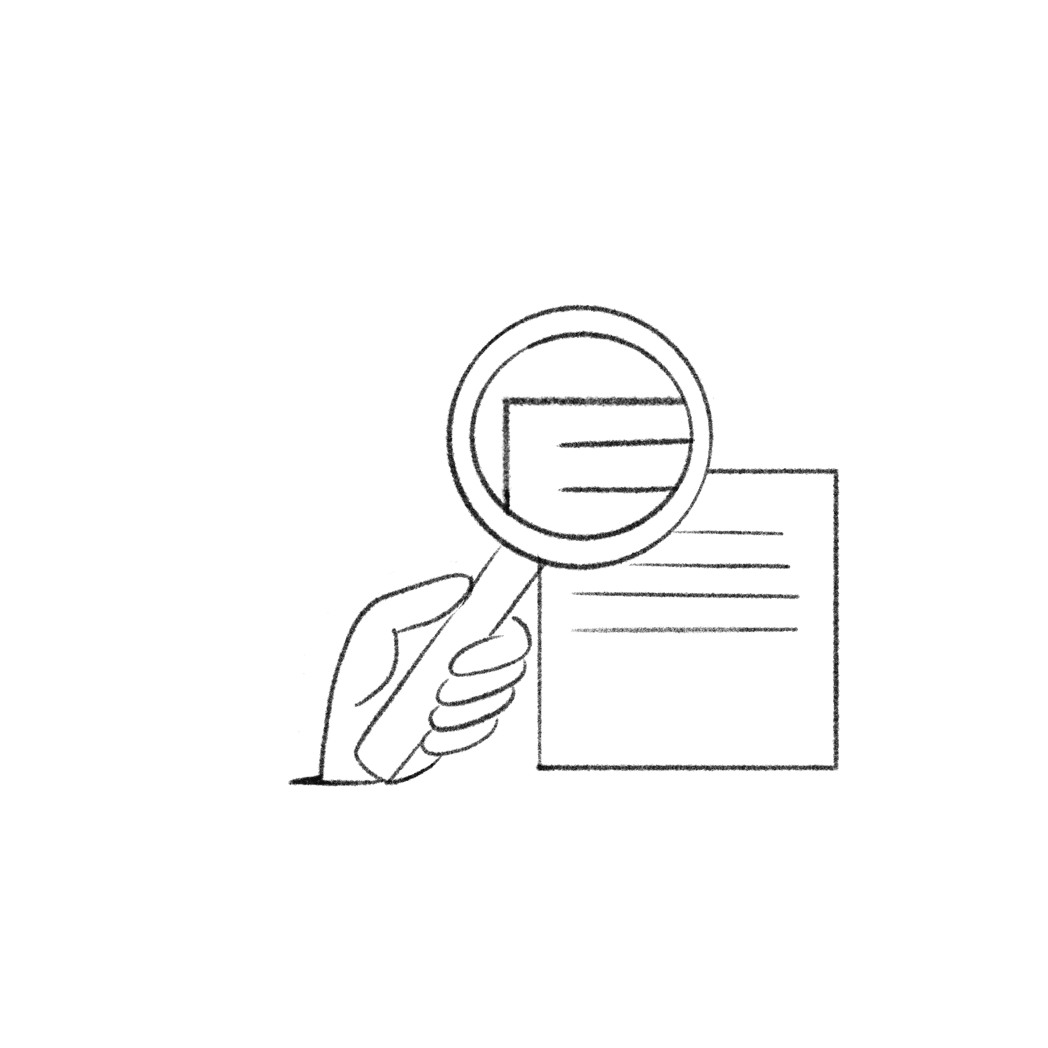 Ilustração de processo simplificado