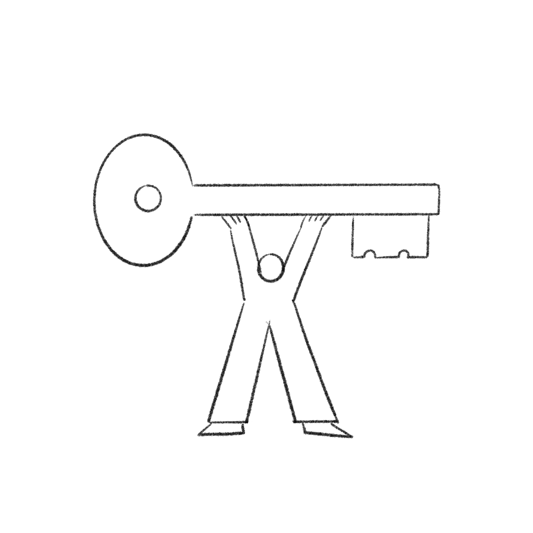 Ilustração de soluções chave na mão